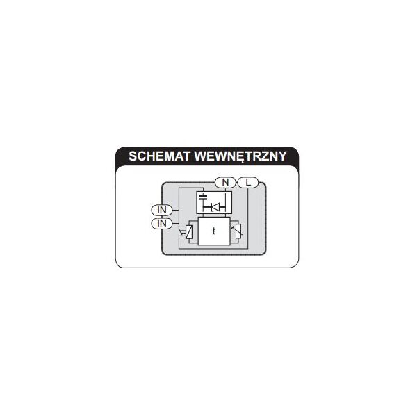 Zamel Automat schodowy 16A 48mA 1NO 230V AC ASM-01 3114394 5903669121121
