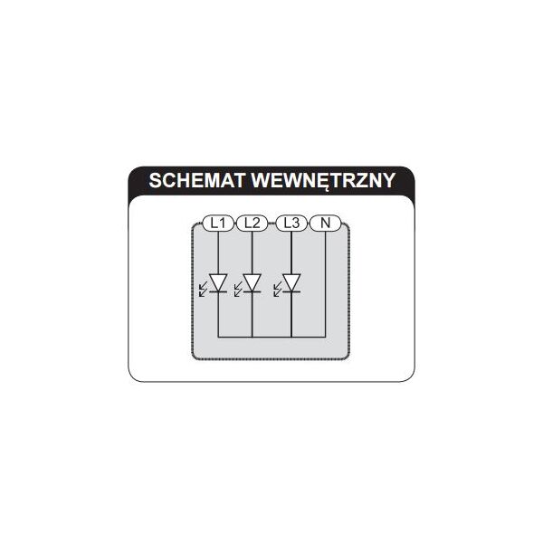 Zamel Wskaźnik zasilania LKM-01-10 1P 230V 1,5mA LKM-01-10 3114404 5903669021650