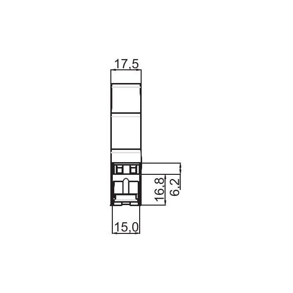 Zamel Wskaźnik zasilania LKM-01-10 1P 230V 2,8mA LKM-01-40 3114405 5903669021681