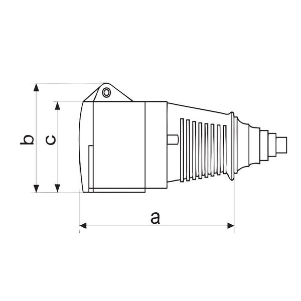 Polam Nakło Gniazdo przenośne 16A 3P+Z IP44 izolowane 380V 2627-326 3115521 5900280803535
