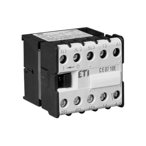 Eti-Polam Stycznik mocy CE07.10-230V-50/60Hz 7A 3P 230V AC 1Z 0R 004641023 3111837 7890355107829