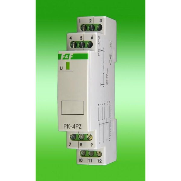 F&F Przekaźnik elektromagnetyczny 230V 4x8A - PK4PZ 3115435 5908312591924