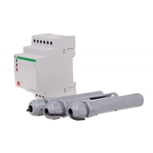 F&F Przekaźnik kontroli poziomu cieczy 16A 2P 1-100kOhm 3 sondy (PZ-829 RC) 3118705 5908312591504