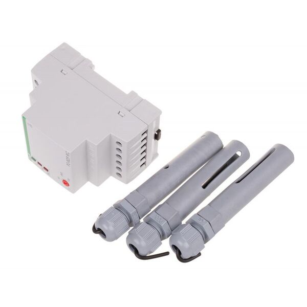 F&F Przekaźnik kontroli poziomu cieczy 16A 2P 1-100kOhm 3 sondy (PZ-829 RC) 3118705 5908312591504