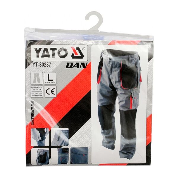 Yato Spodnie robocze DAN rozmiar L (YT-80287) 3122083 5906083802874