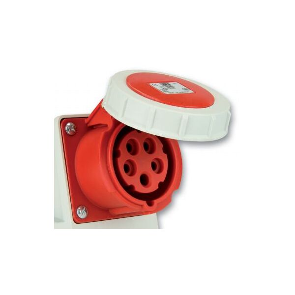 PCE Gniazdo stałe 32A 400V 3P+Z+N bez dławika IP67 1252-6 3124325 5907711100331