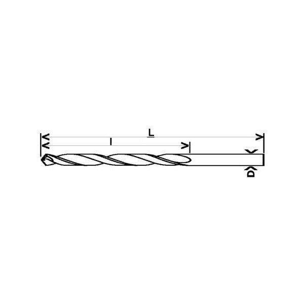 Wiertło Irwin do metalu wolframowe walcowe 8mm  (10502671) 3124412 5709131044307