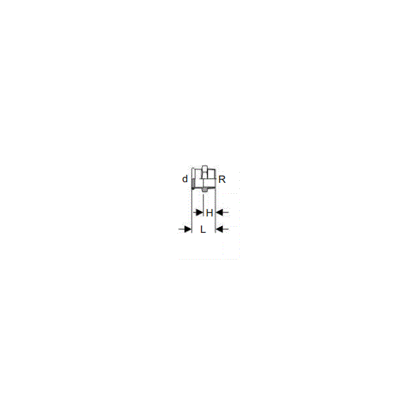 Geberit Złączka C-STAHL GZ 22mm Rp 3/4" (21707) 3124789 4024723217077
