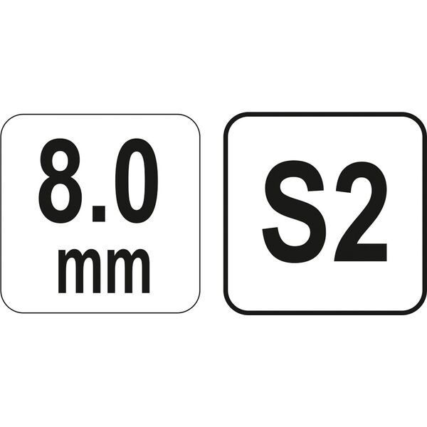 Yato Klucz imbusowy hex typ T 8mm z kulką (YT-05593) 3125629 5906083055935