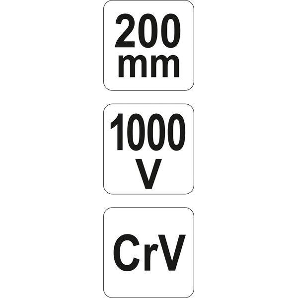Yato Szczypce wydłużone proste 200mm VDE YT-21155 3127700 5906083211553