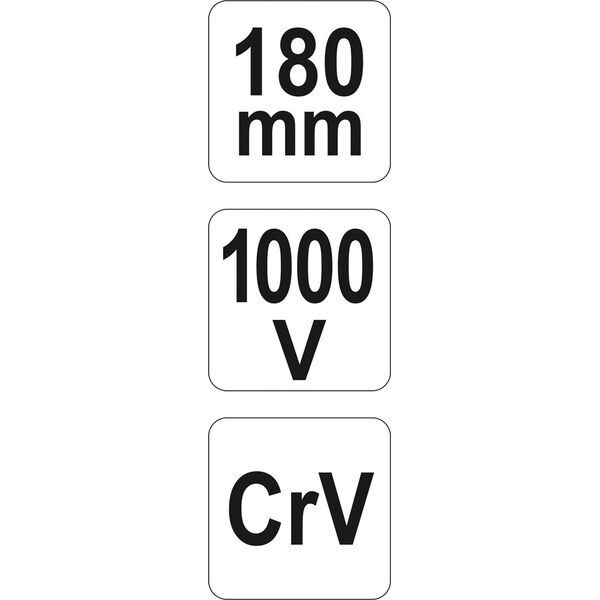 Yato Szczypce tnące boczne 180mm VDE (YT-21159) 3127702 5906083211591