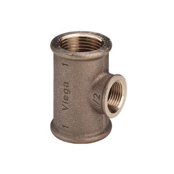 Viega Trójnik GW 1 x 1 x 1" brąz - 264260 3122799 4015211264260