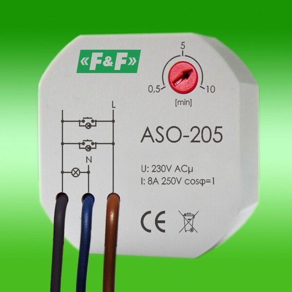 F&F Automat schodowy do puszki podtynkowej (ASO 205) 3115778 5908312596233