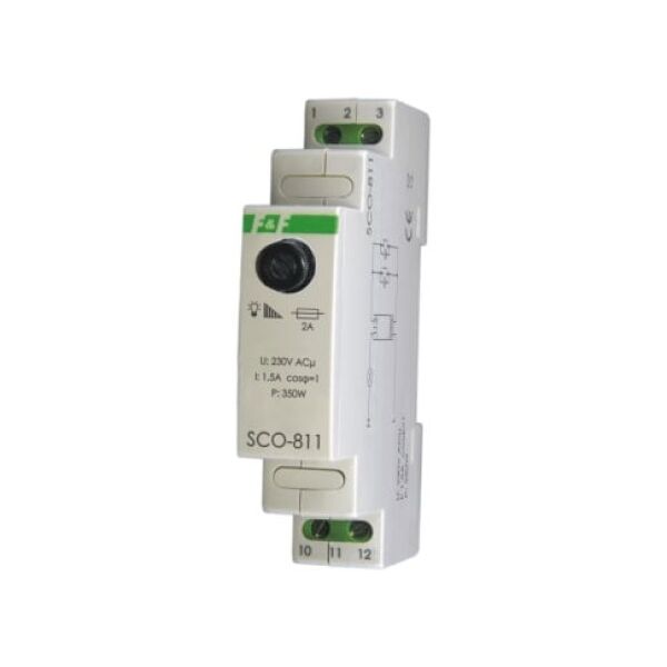 F&F Ściemniacz oświetlenia SCO-811 bez pamięci 230V AC 350W szary SCO-811 3115765 5908312591146