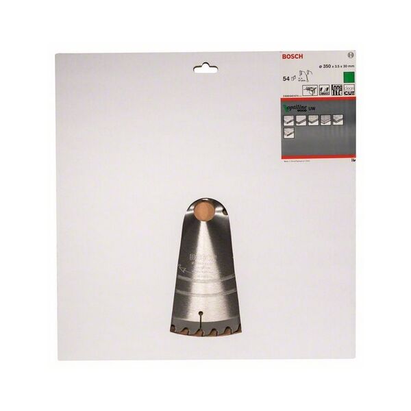 Bosch Tarcza pilarska Optiline Wood 350mm z54 (2.608.640.674) 3133703 3165140194624
