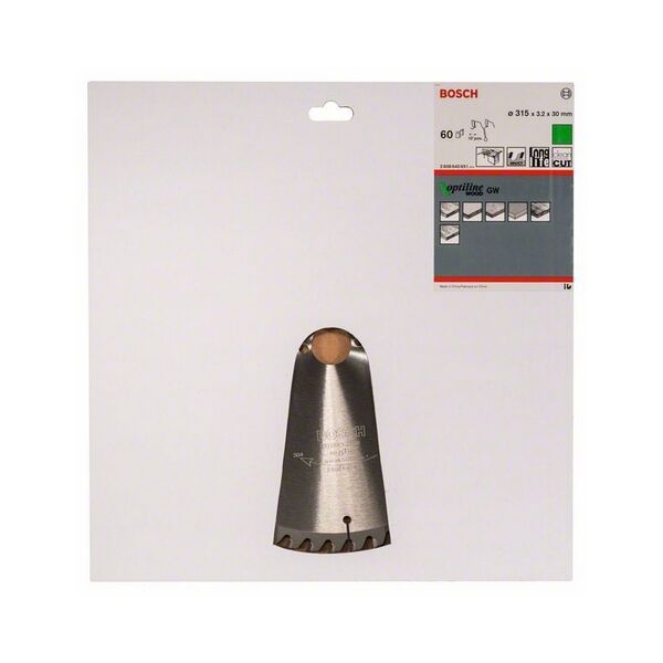 Bosch Tarcza pilarska Optiline Wood 315mm z60 - 2608640651 3133704 3165140194440