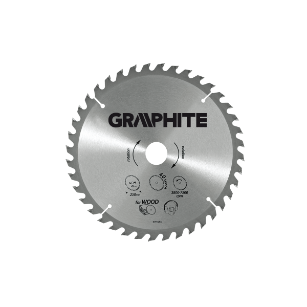 Graphite Tarcza do pilarki widiowa 180x30mm 60 zębów - 55H605 3136497 5902062997524