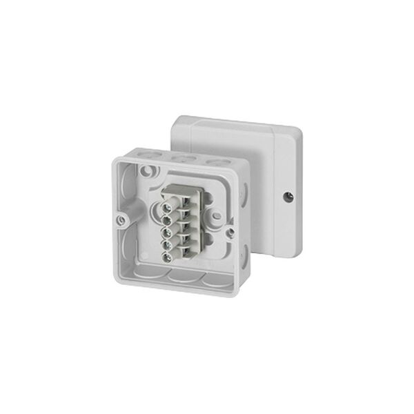 Hensel Puszka odgałęźna z zaciskami 88x47x88 5x2,5qmm IP55 DE9325Z 3167071 4012591606611
