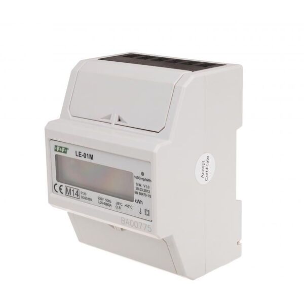 F&F Licznik zużycia energii elektrycznej RS-485 jednofazowy (LE-01M) 3167384 5908312594390