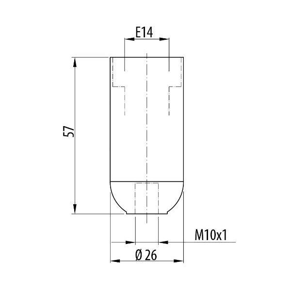 Opal Oprawka OTE14-03 skręcana czarna - D.3004 3169388 5907484331574