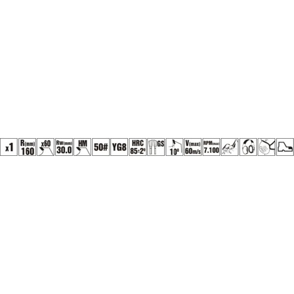 Art-Pol Piła tarczowa do cięcia drewna 160x30mm 60 zębów widiowych 42166-30 3171375 5900171421664