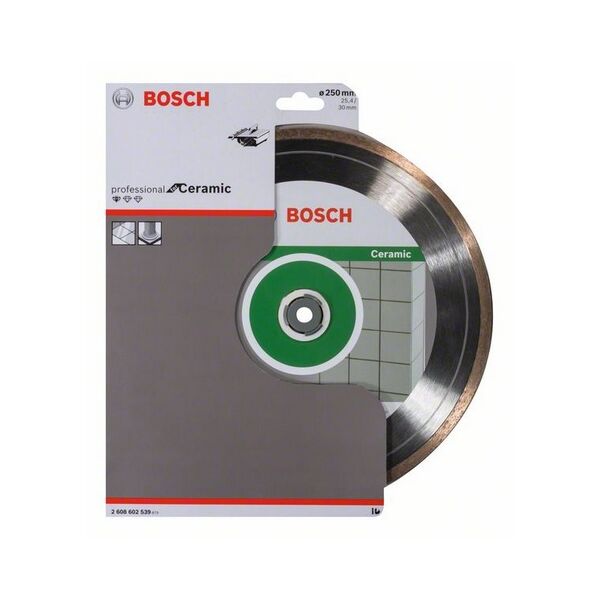 Bosch Diamentowa tarcza tnąca STANDARD FOR CERAMIC 250x25,40mm 2608602539 3172211 3165140576437