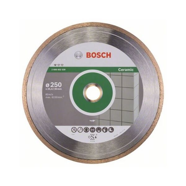 Bosch Diamentowa tarcza tnąca STANDARD FOR CERAMIC 250x25,40mm 2608602539 3172211 3165140576437