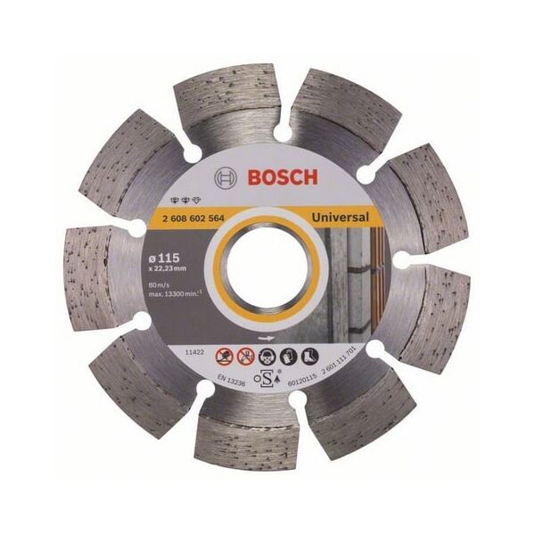 Bosch Tarcza tnąca diamentowa Expert for Universal 115 x 22mm - 2608602564 3172162 3165140580700