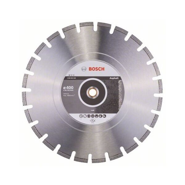 Bosch Tarcza tnąca diamentowa Standard for Asphalt 400 x 25,4mm - 2608602626 3172227 3165140581325