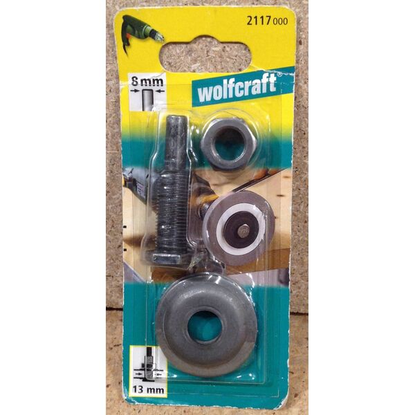 Wolfcraft Trzpień mocujący do wiertarki/wkrętarki 13mm (2117000) 3177161 4006885211704