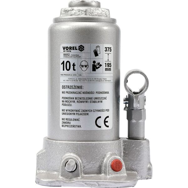 Vorel Podnośnik hydrauliczny słupkowy 10T (80052) 3178744 5906083800528