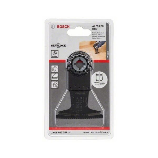 Bosch Brzeszczot HCS do cięcia wgłębnego AII 65 APC 40 x 65mm (2608662357) 3181606 3165140785020