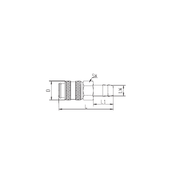 RECTUS Przyłącze 6mm  (12026) 3183730 2230000046663