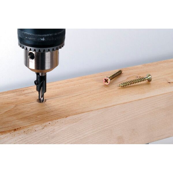 Wolfcraft Nawiertak z fazownikiem 5mm pod konfirmaty (2500000) 3183845 4006885250000
