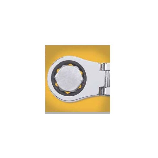 SATA Klucz płasko-oczkowy z grzechotką i przegubem 17mm (46408) 3184539 7891645090425