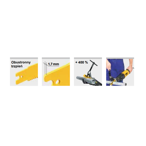 Rems Brzeszczot specjalny 200mm do rur stalowych ząb 3,2mm (561002) 3186448 4039976052894