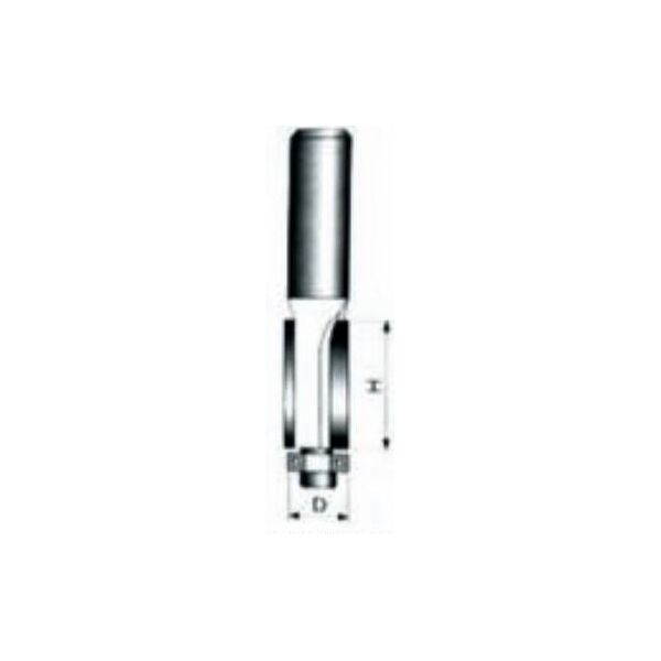 Condor Frez do drewna prosty 10 x 25mm trzpień 8mm z łożyskiem (CON-RB-103) 3192666 5902143125020
