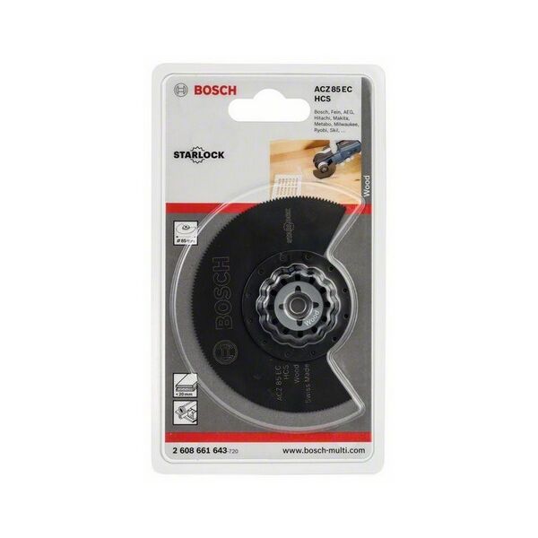 Bosch Brzeszczot segmentowy HCS ACZ 85 EC Wood 85 mm (2608661643) 3218069 3165140492461