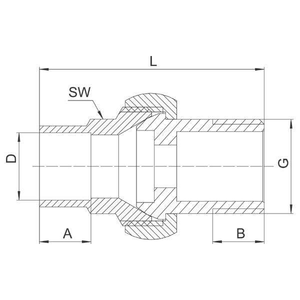 Ferro Mufa redukcyjna 11/4 x 1" mosiądz (M12Z) 3221842 5902194915533