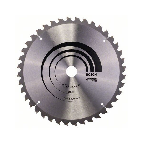 Bosch Tarcza pilarska Optiline Wood 305 x 30mm 40z (2608640440) 3233903 3165140317382