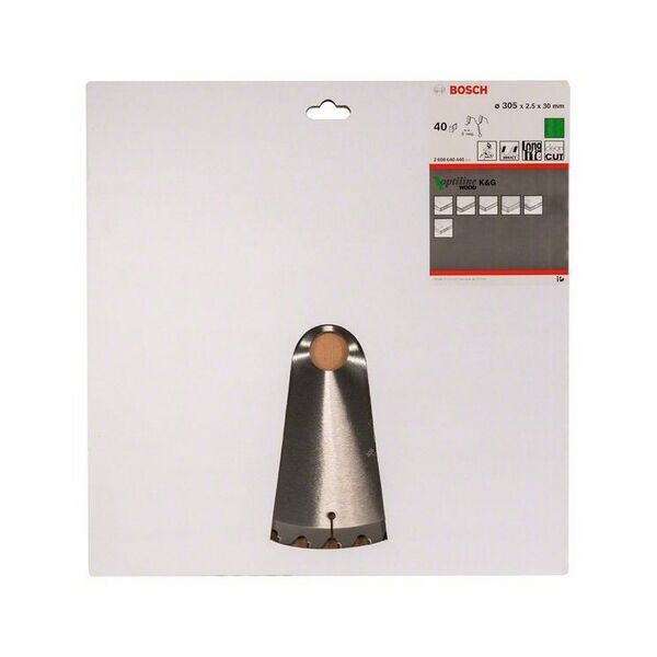 Bosch Tarcza pilarska Optiline Wood 305 x 30mm 40z (2608640440) 3233903 3165140317382