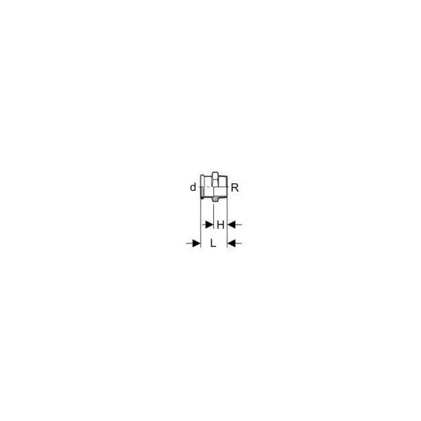Geberit Złączka Mapress Kupfer Gas 28mm przejściowa z GZ 1" (34671) 3238058 4024723346715