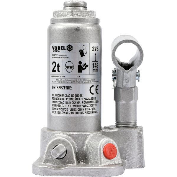 Vorel Podnośnik hydrauliczny słupkowy 2T (80012) 3238340 5906083800122