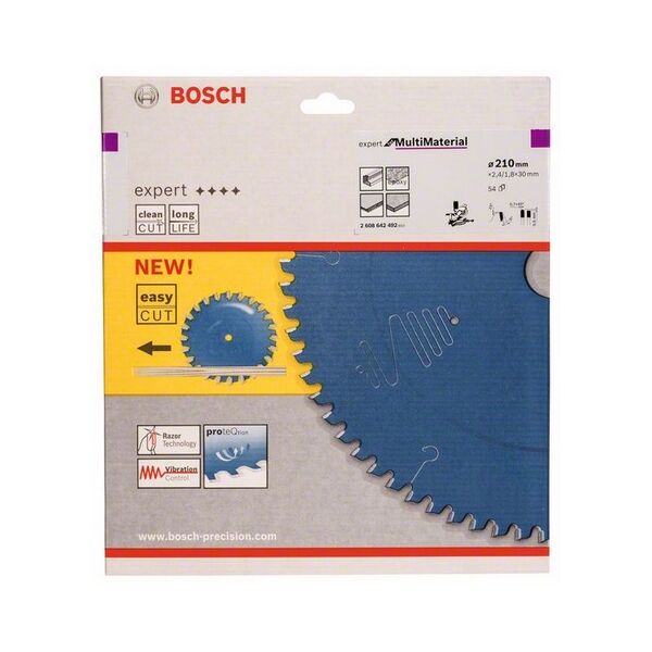 Bosch Tarcza pilarska Expert for Multi Material 210 x 30mm 54 zęby (2608642492) 3240006 3165140648172