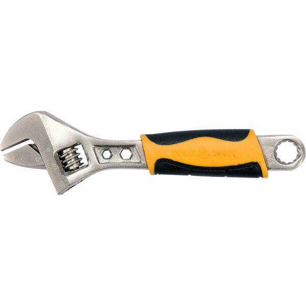 Vorel Klucz nastawny typu szwed 200mm gumowa rękojeść (54071) 3243133 5906083540714