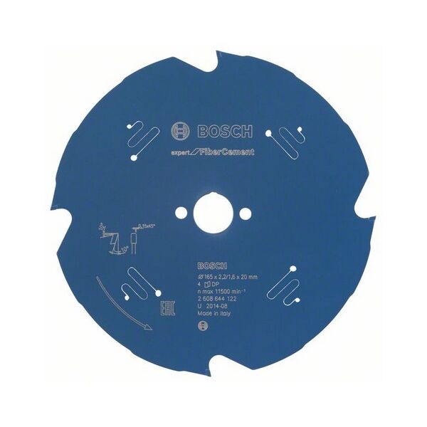 Bosch Tarcza pilarska Expert for Fiber Cement 165 x 20mm 4z (2608644122) 3245849 3165140796880
