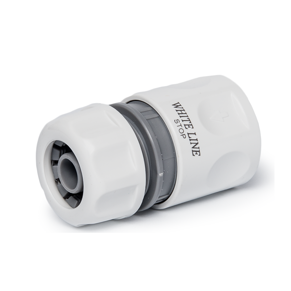 Bradas Szybkozłącze do węża ogrodowego Stop White 1/2" (WL-2140) 3295695 5904182442793