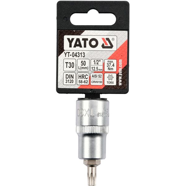 Yato Nasadka trzpieniowa Torx 1/2" T30 x 55mm (YT-04313) 3297102 5906083043130
