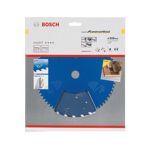 Bosch Tarcza pilarska Expert for Construct Wood 210 x 30mm 30z (2608644141) 3310825 3165140797078