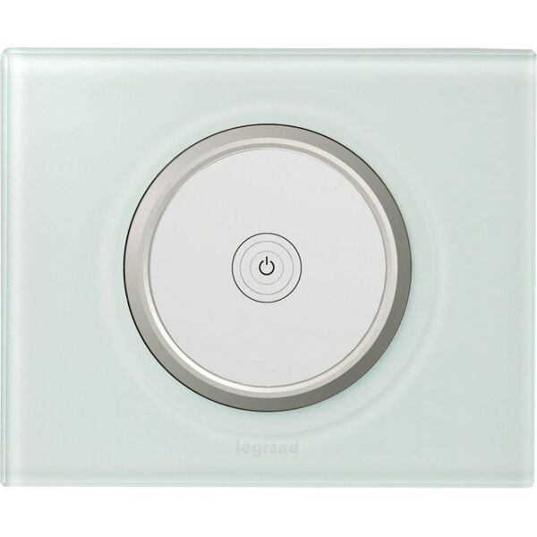 Legrand Ramka pojedyncza Kaolin szkło biały (069311) 3311281 3245060693114